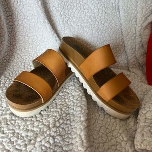 Reef Women's Brown Slide Sandals